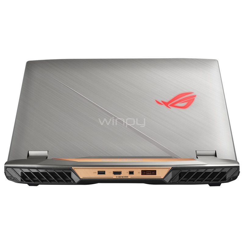 Notebook Gamer Asus ROG Chimera G703VI-E5151T (I7-7820HK, GTX1080, 32GB DDR4, 512SSD+1TB, Pantalla FullHD 17,3, Win10)