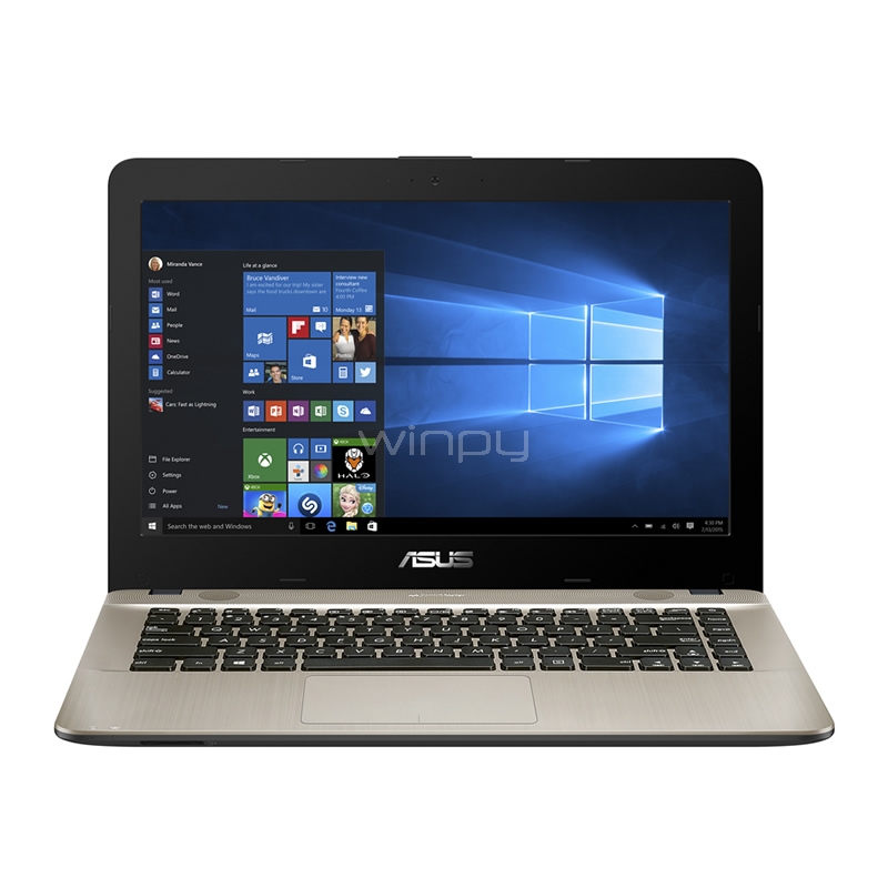 Notebook Asus VivoBook Max X441UV-GA058D (i5-7200U, GeForce 920MX, 8GB DDR4, 1TB HDD, Pantalla 14, FreeDOS)