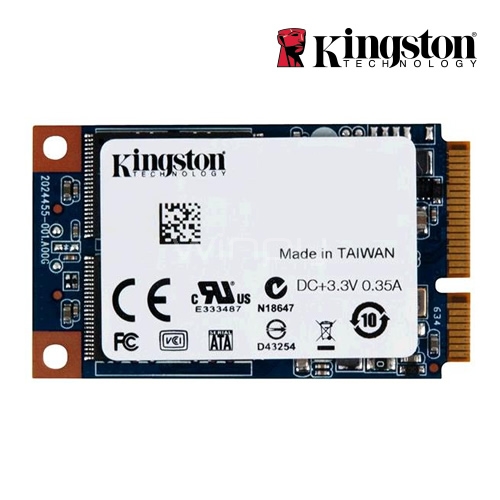 Unidad estado solido Kingston UV500 de 480GB (mSATA, 3D TLC, 520MB/s Write, 500MB/s Read)