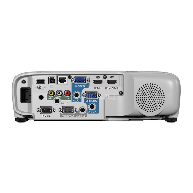Proyector Epson PowerLite 109W  (3LCD, 4000 lúmenes, 1280x800, HDMI+VGA+RCA)