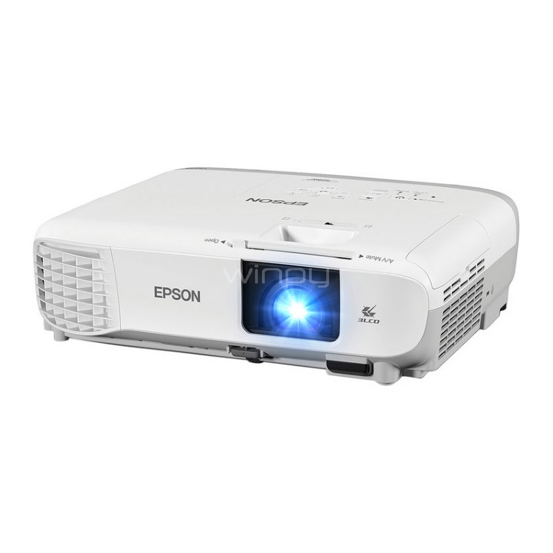 Proyector Epson PowerLite 109W  (3LCD, 4000 lúmenes, 1280x800, HDMI+VGA+RCA)