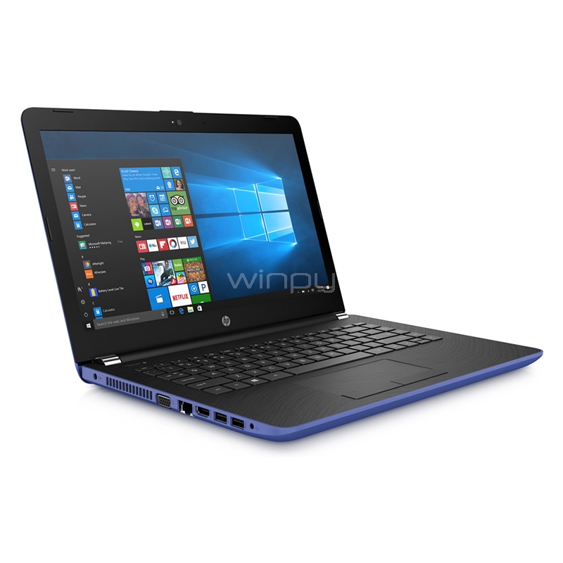Notebook HP 14-bs003la (Celeron N3060, 4GB RAM, 500GB HDD, Pantalla 14, Win10)
