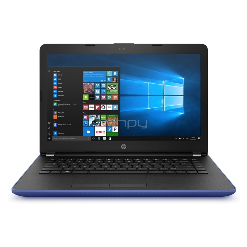 Notebook HP 14-bs003la (Celeron N3060, 4GB RAM, 500GB HDD, Pantalla 14, Win10)