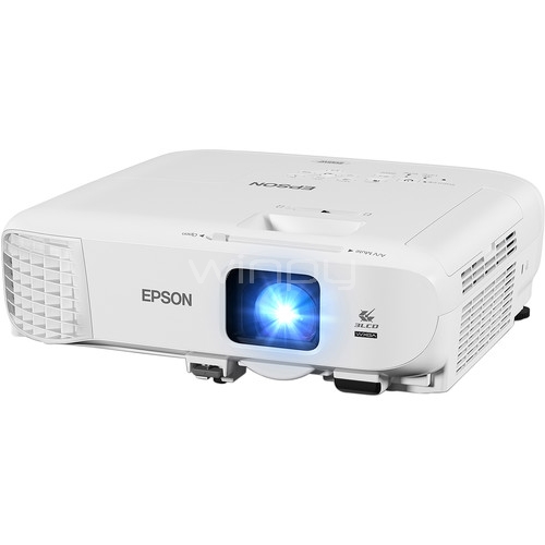 Proyector Epson PowerLite 2142W (4200-Lumen, WXGA (1280 x 800) 3LCD, RCA, 2x VGA, 2x HDMI in)