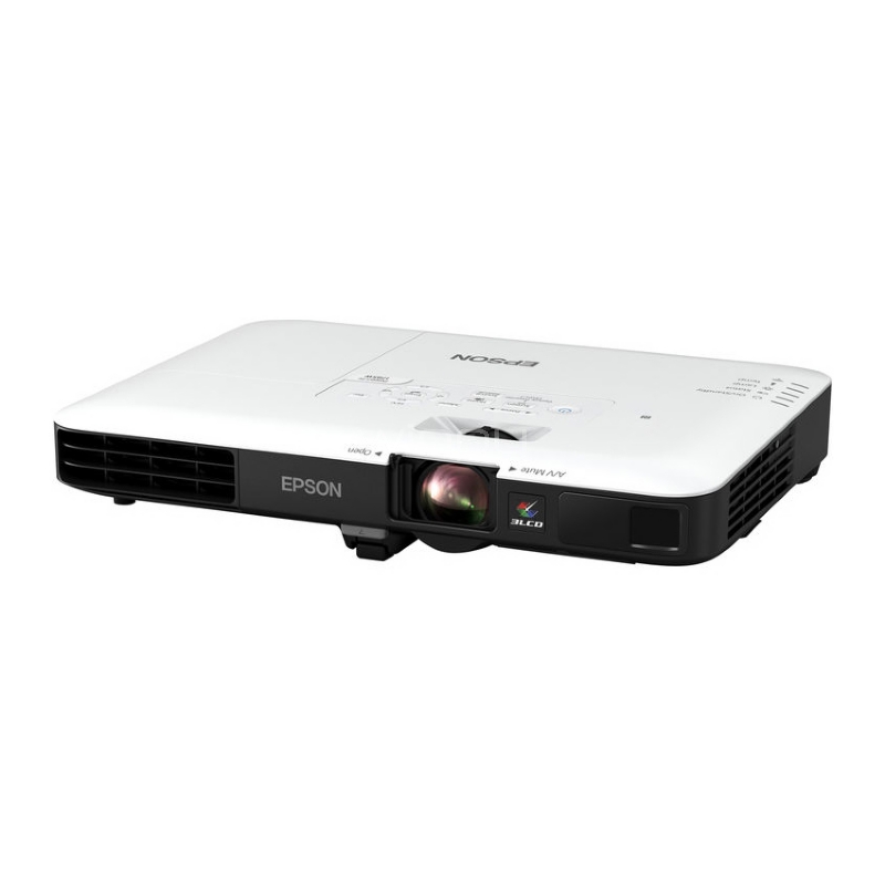 Proyector Epson PowerLite 1785W (3LCD, 3200 lumenes, 1280x800, WIFI-MIRACAST-HDMI-VGA-RCA, Blanco-Negro)