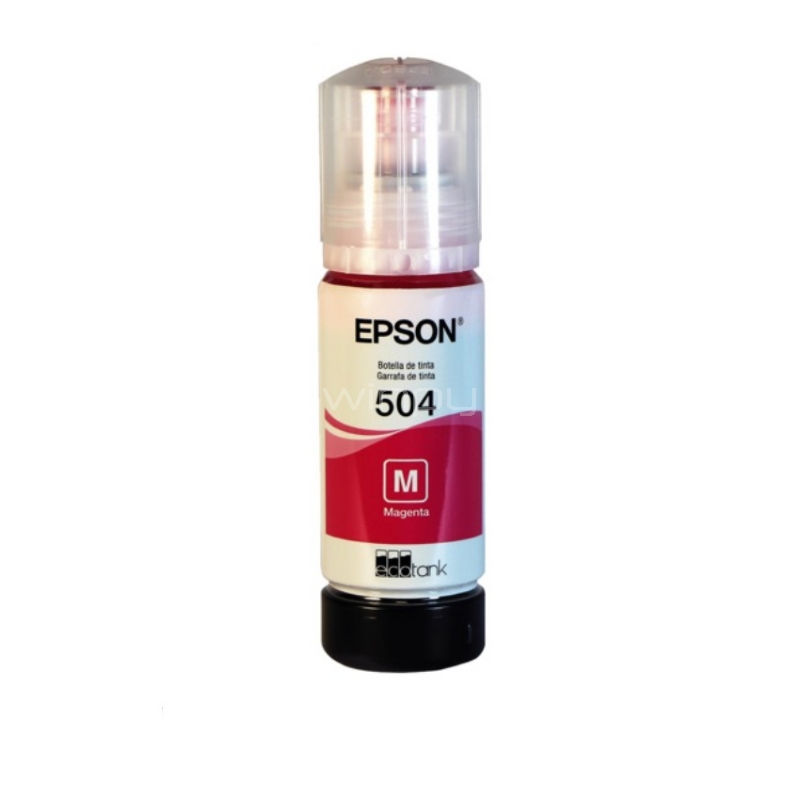 Botella Tinta Epson T504 Magenta