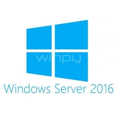 Licencia Microsoft Windows Server 2016 Standard ROK HP (16 Cores, 64-bit, Español, DVD)