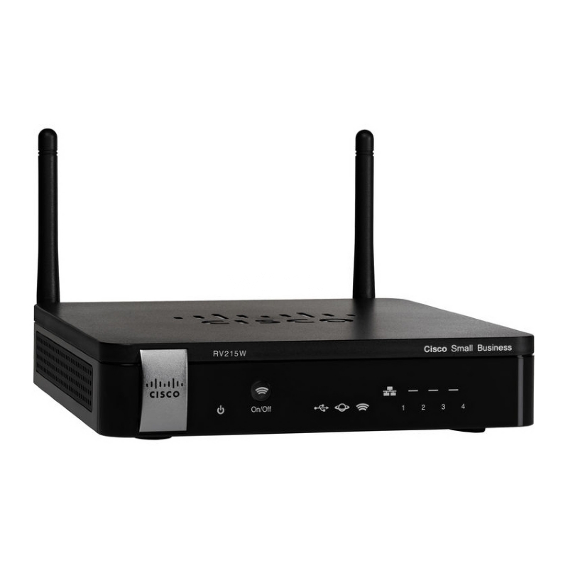 Router Cisco RV215W Wireless-N VPN (Inalámbrica, Firewall, QoS, IPsec, IPv6)