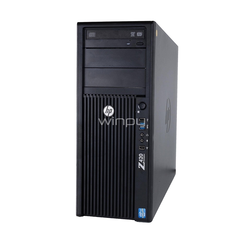 Workstation HP Z420 CMT (Xeon E5-1620, 16GB RAM, 500SSD+1TB, 2x Quadro K600, Win7 Pro)