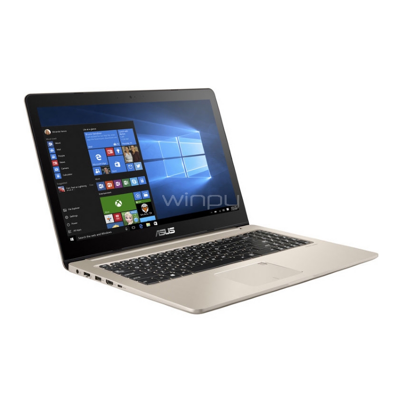 Ultrabook Asus VivoBook S15 - S510UQ-BQ216T (i7-7500U, GeForce 940MX, 8GB DDR4, 1TB HDD, Pantalla 15.6, Win10)
