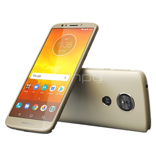 SmartPhone Motorola Moto E5 Plus (Quad Core, 2GM RAM, 16GB Interno, Pantalla Max Vision 6”, Android 8.0, Dorado)