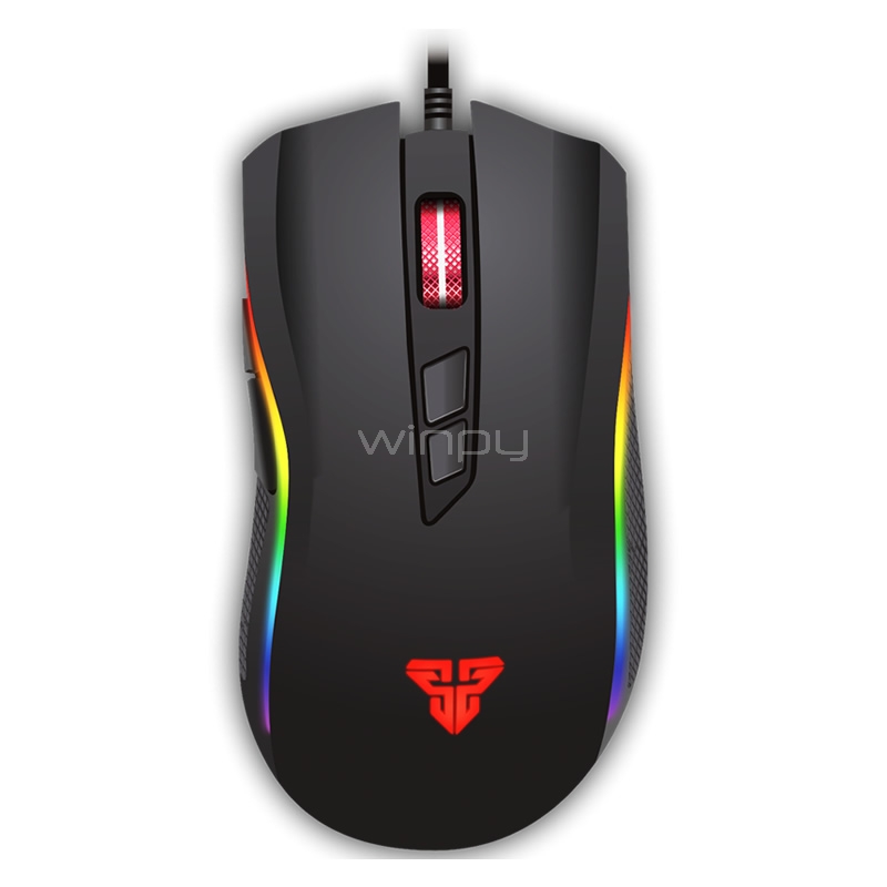 Mouse Gamer Fantech X4 Titan (4800dpi, 7 Botones, RGB, Negro)