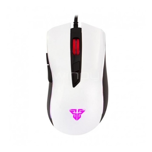 Mouse Gamer Fantech X4 Titan (4800dpi, 7 Botones, RGB, Blanco)