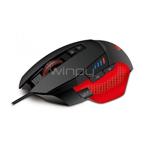 Mouse Gamer Fantech X11 Daredevil (Sensor Pixart 3325, 8000dpi, 8 Botones, RGB, Negro)