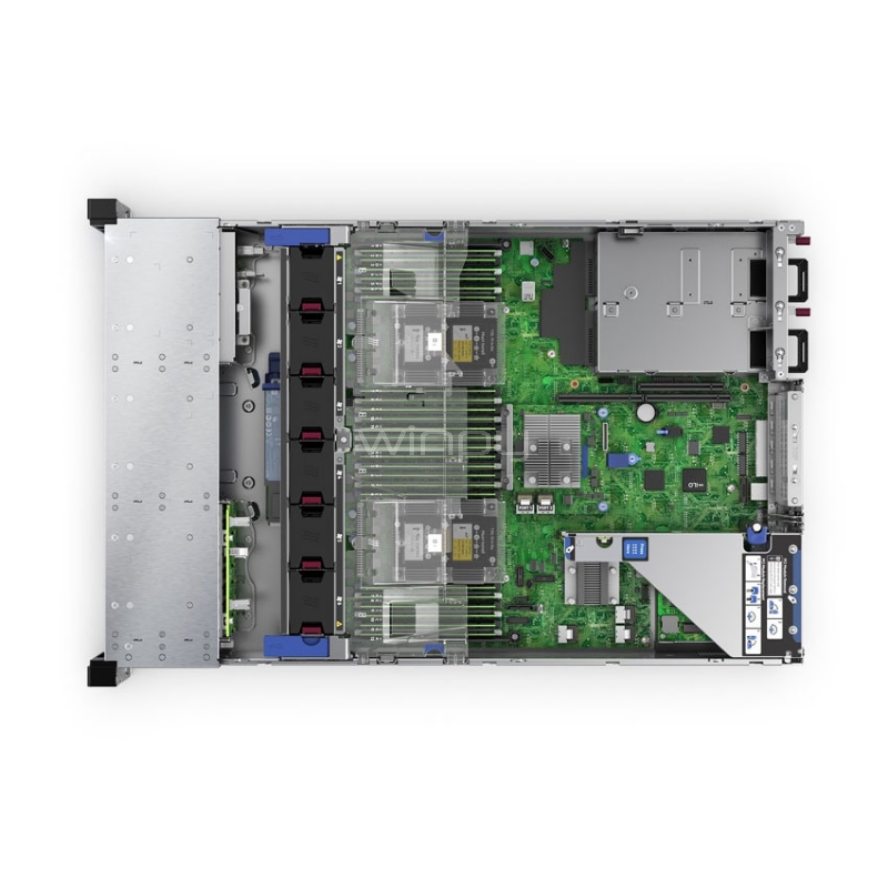Servidor HPE ProLiant DL380 Gen10 (Xeon Gold 6130, 64GB DDR4, Sin disco, Fuente 800W, Rack 2U)