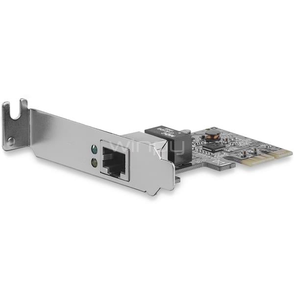 Tarjeta de Red PCI Express de 1 Puerto Gigabit Ethernet RJ45 - Adaptador NIC PCI-e - Perfil Bajo - StarTech