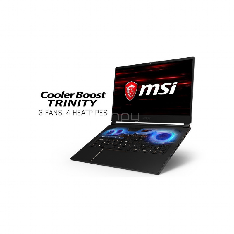 Notebook Gamer MSI GS65 Stealth Thin 8RE (i7-8750H, GTX 1060, 16GB DDR4, 256GB SSD, Pantalla 15.6, Win10)