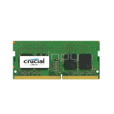 Memoria RAM Crucial DDR4 de 4GB (DDR4, 2666MHz, CL19, SO-DIMM, 260pines)