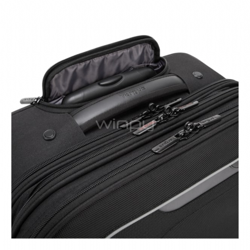 Bolso Targus Mobile Elite con ruedas (notebook hasta 15.6, 21 litros, negro)