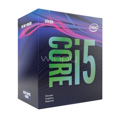 Procesador Intel Core i5-9400F Coffee Lake (LGA1151v2, Six-Core, 2.90GHz, Turbo 4.1GHz, Sin Video)