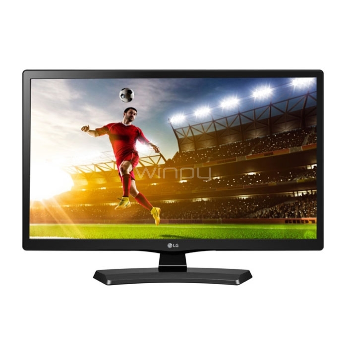 Monitor TV LG 24MT48DF-PS de 24” (VA, HD, HDMI+USB, Parlantes 5W, VESA 75x75)