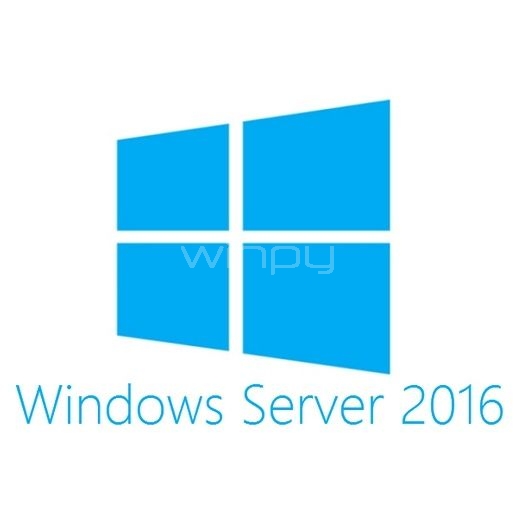 Licencia Microsoft Windows Server 2016 Standard ROK de Dell (DVD, 16 CPU)