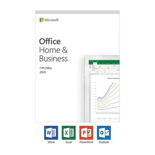 Licencia Microsoft Office Hogar y Empresas 2019 (PC o Mac, Multilenguaje, Caja)