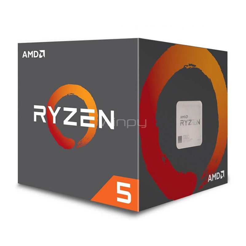 Procesador AMD Ryzen 5 2600 (AM4, 6 Cores, 12 hilos, 3.4/3.9GHz, DDR4)