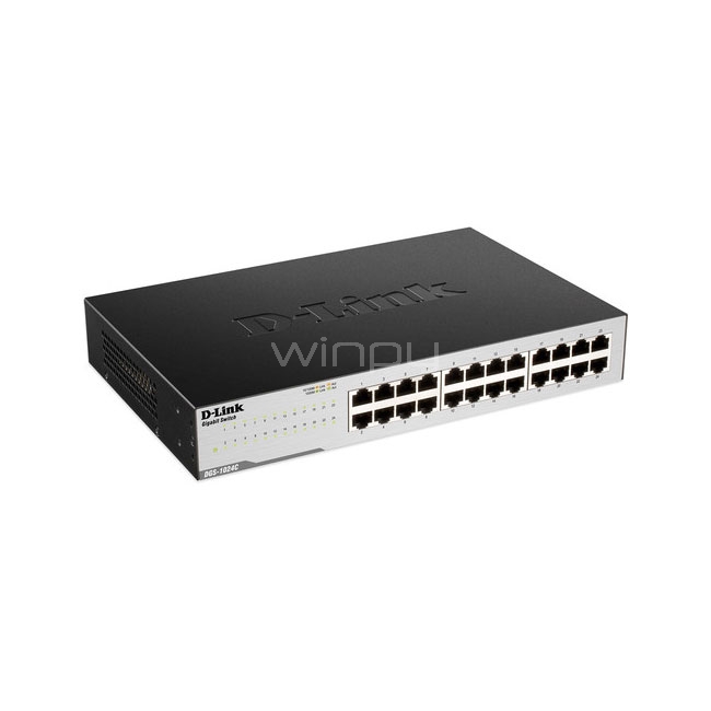 Switch D-Link DGS-1024C ( Gigabit no administrado de 24 puertos)