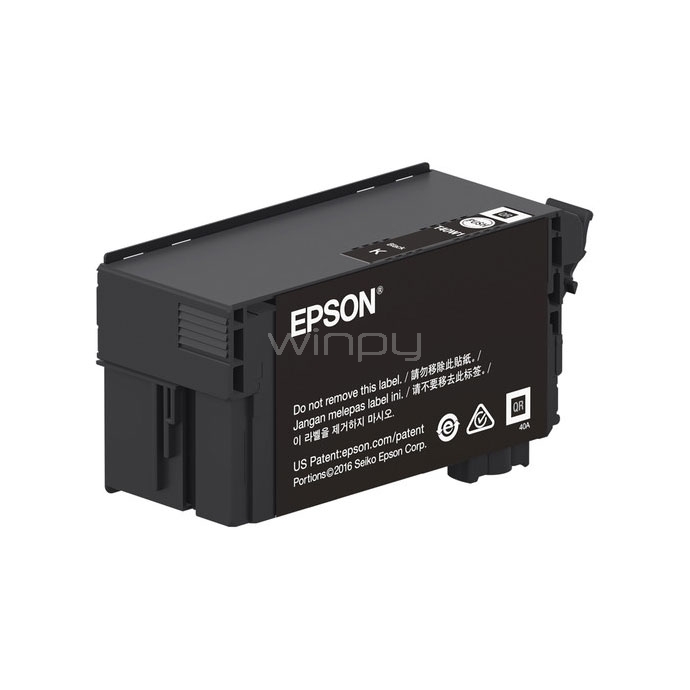 Cartucho de tinta  Epson UltraChrome XD2 T40W ( negra de alta capacidad (80 ml))