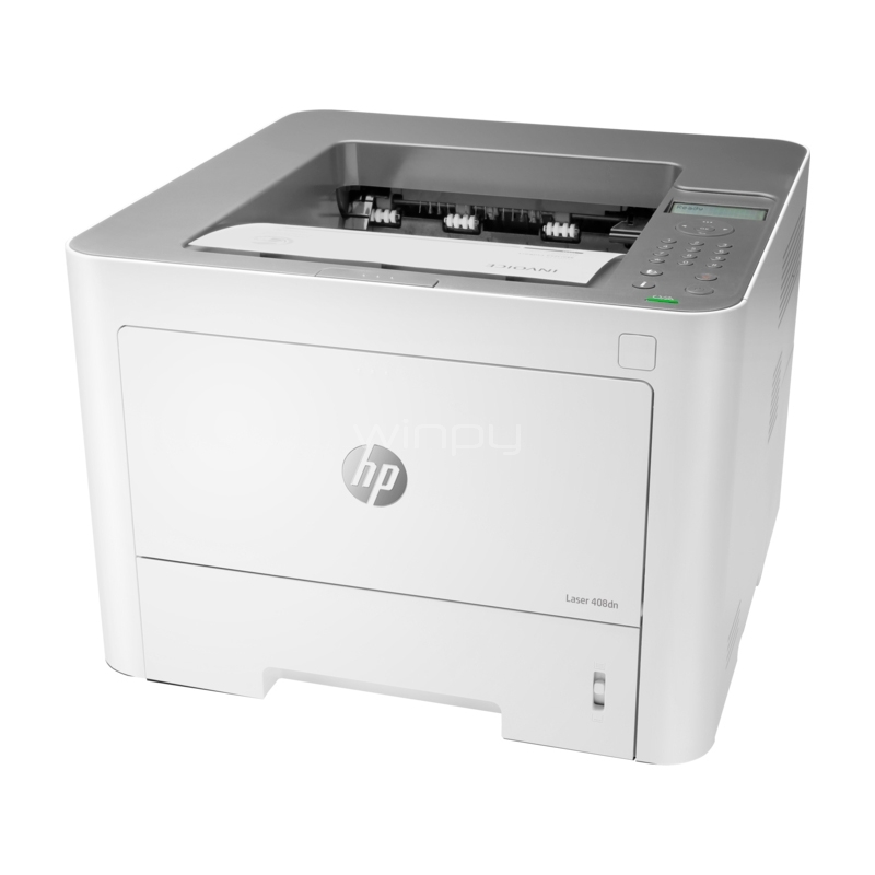 Impresora HP Laser 408dn (Monocromática, 40ppm, Dúplex, USB/Ethernet)