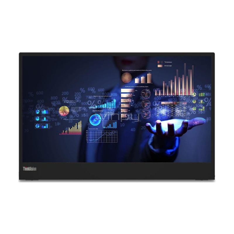 Monitor Móvil Lenovo ThinkVision M15 de 15.6“ (IPS, Full HD, USB-C)