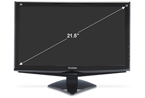 Monitor Viewsonic VA2248m-LED Full HD 1080p VGA & DVI