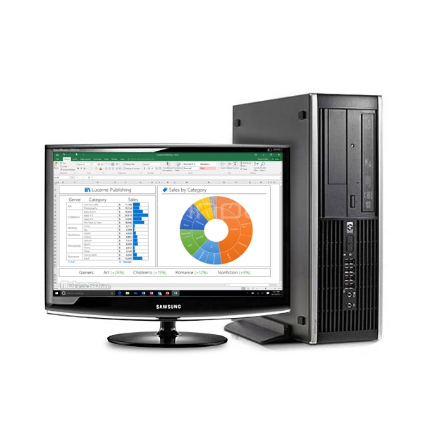 Computador HP Compaq 6200 Pro (SFF, Pentium G630, 4GB DDR3, 500GB 7200RPM, monitor LCD Samsung 18.5, FreeDOS)