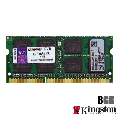 Memoria Kingston 8GB 1600MHz DDR3 SODIMM