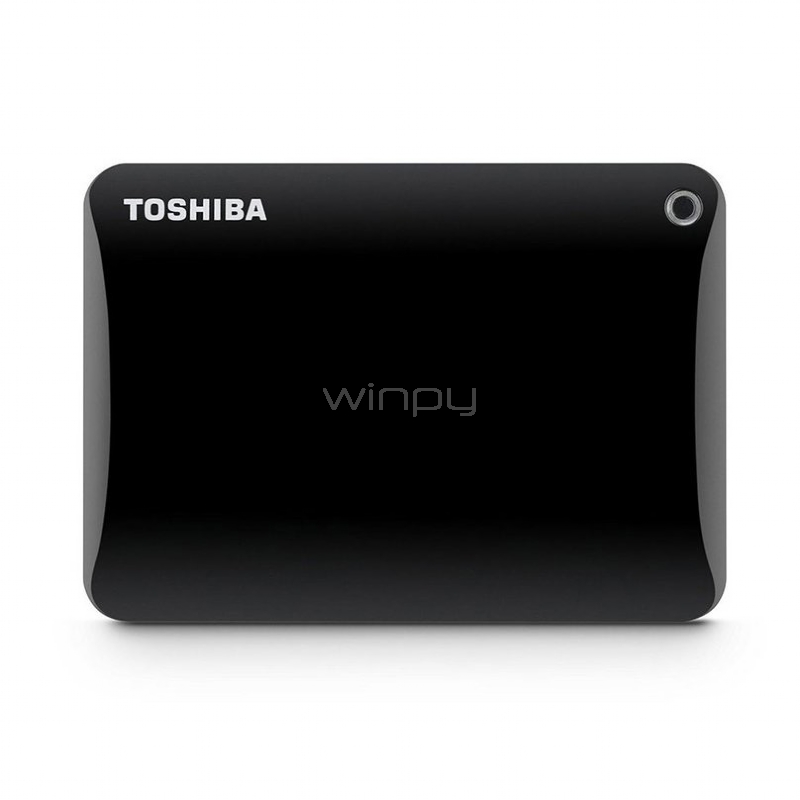 Disco portátil Toshiba Canvio Connect II de 2TB (USB 3.0, Mac y PC, Negro)
