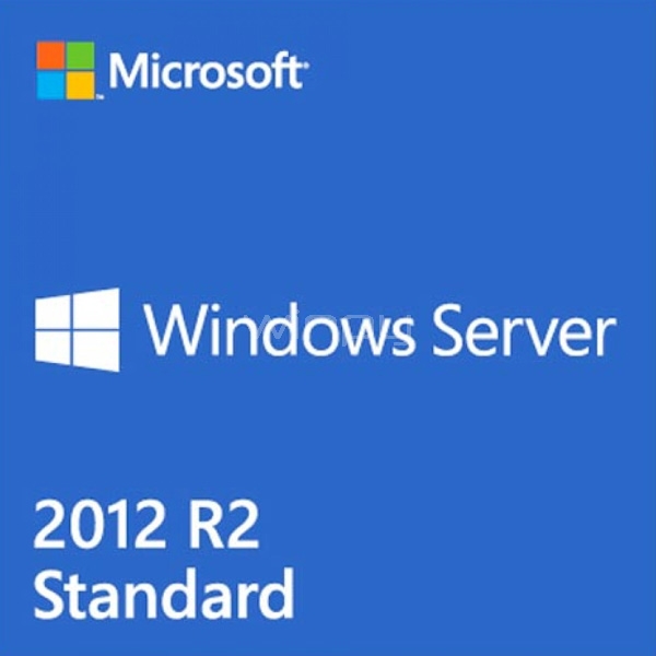 Windows Server Standard 2012 R2 (64-bit, 2CPU / 2VM, DVD-ROM, OEM)