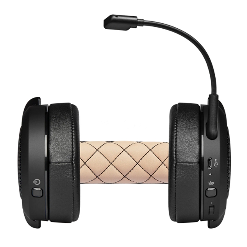 Corsair HS70 PRO WIRELESS Auriculares Diadema Bluetooth Negro, Crema de  color