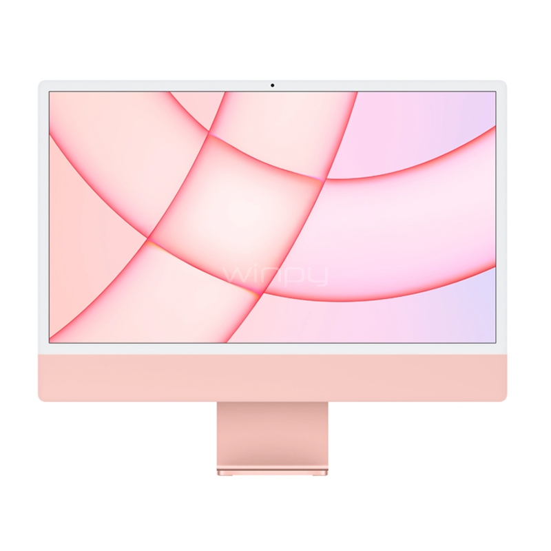 Apple iMac Retina 4.5K de 24“ (Chip M1, 8GB, 256GB, Pink)