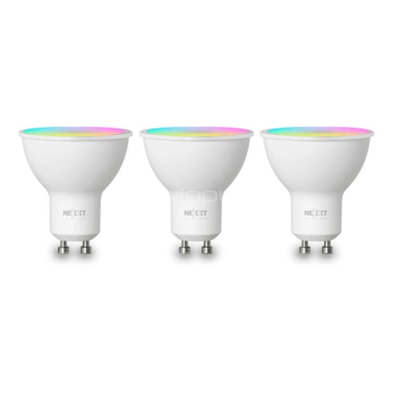 Kit de Ampolletas Nexxt Smart LED (400 Lúmenes, 3 Unidades)