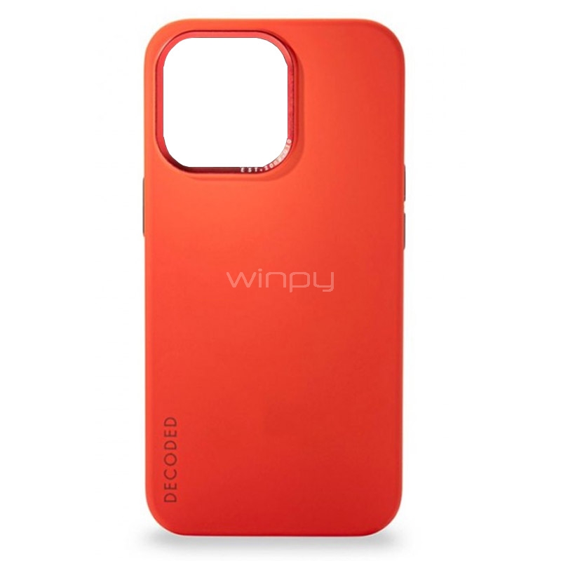 Funda iPhone 13 Pro Max (Silicona+Imán) - Rojo