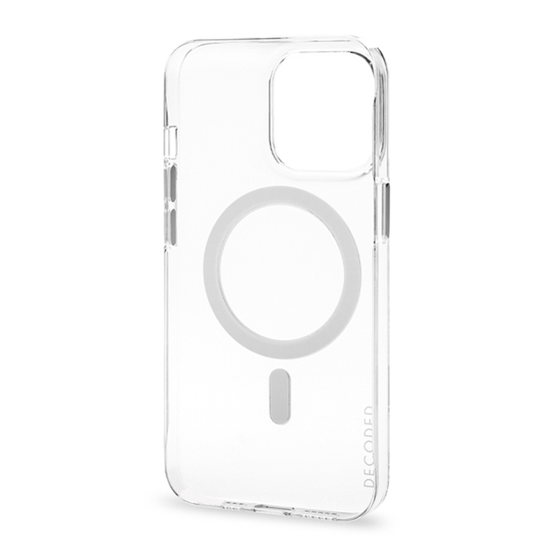 Funda Decoded Clear Case para iPhone 13 Pro con MagSafe (Trasparente)