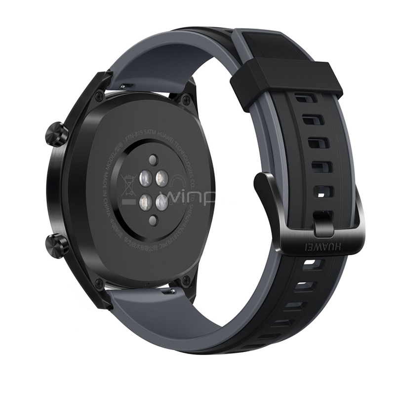 Correa Acero Inoxidable Ajustable Negro Y Azul Para Huawei Watch