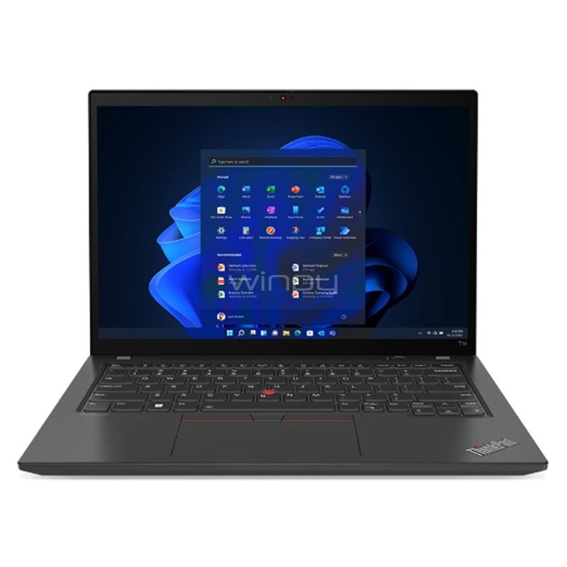Notebook Lenovo ThinkPad T14 de 14“ (i7-1260P, 16GB RAM, 1TB SSD, Win11 Pro)