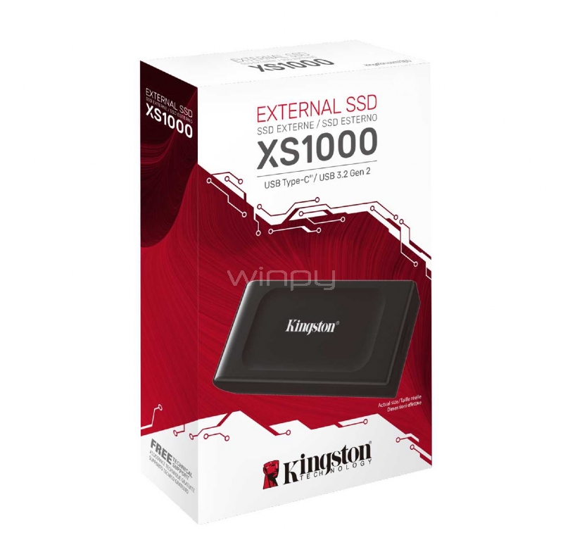 Este SSD externo de Kingston es tan pequeño como una memoria USB pero tiene 1  TB de almacenamiento y alto rendimiento