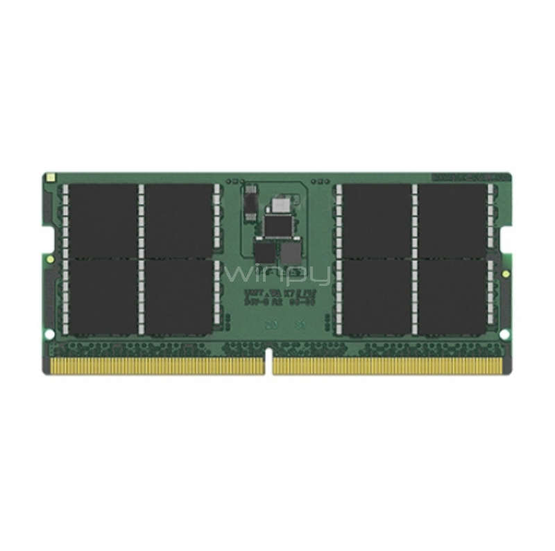 Memoria RAM Kingston de 32GB (DDR5, 5200MHz, CL42, 1.1V, SODIMM)