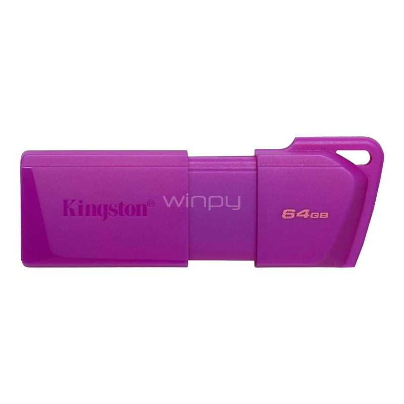 Pendrive Kingston DataTraveler Exodia M de 64GB (USB 3.2, Púrpura Neón)