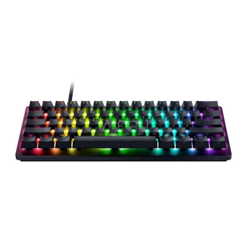 Teclado Mecánico Razer Huntsman Mini (Switch Purple, RGB, Español, Negro)