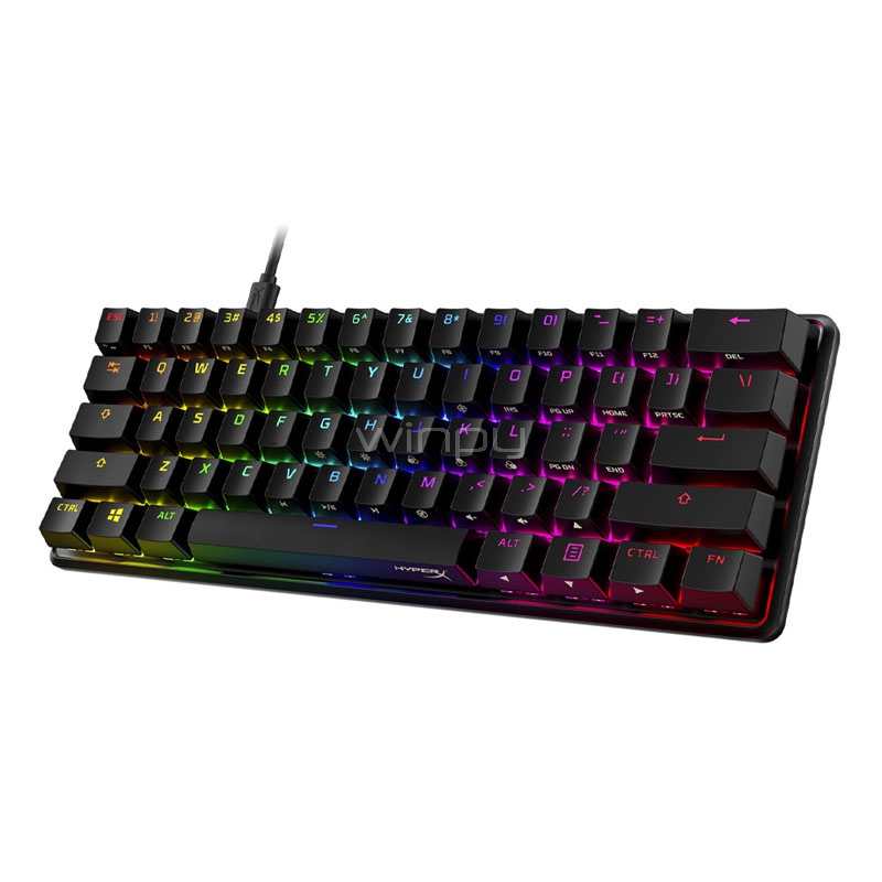 Teclado Mecánico Razer Huntsman Mini (Switch Purple, RGB, Español, Negro)