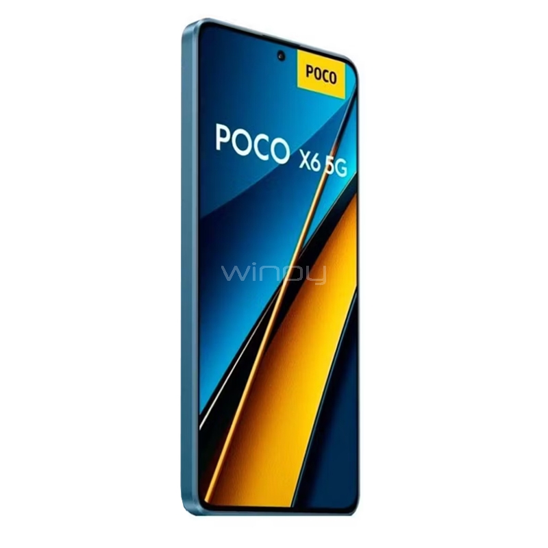 Celular Xiaomi POCO X6 5G EU de 6.67“ (OctaCore, 8GB RAM, 256GB Internos, Blue)